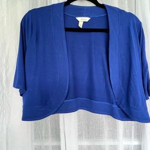 Shrug royal blue